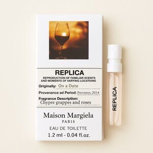New 1.2 mL Sample of Maison Margiela Paris On a Date Eau de Toilette